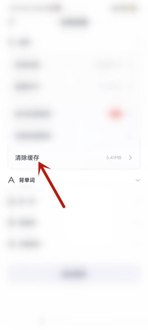 完美万词王如何清除缓存?完美万词王清除缓存教程图片3