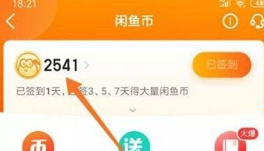 闲鱼如何查看闲鱼币获取情况？闲鱼查看闲鱼币获取情况的方法图片3