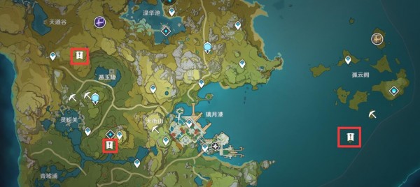 原神璃月地灵龛位置大全2