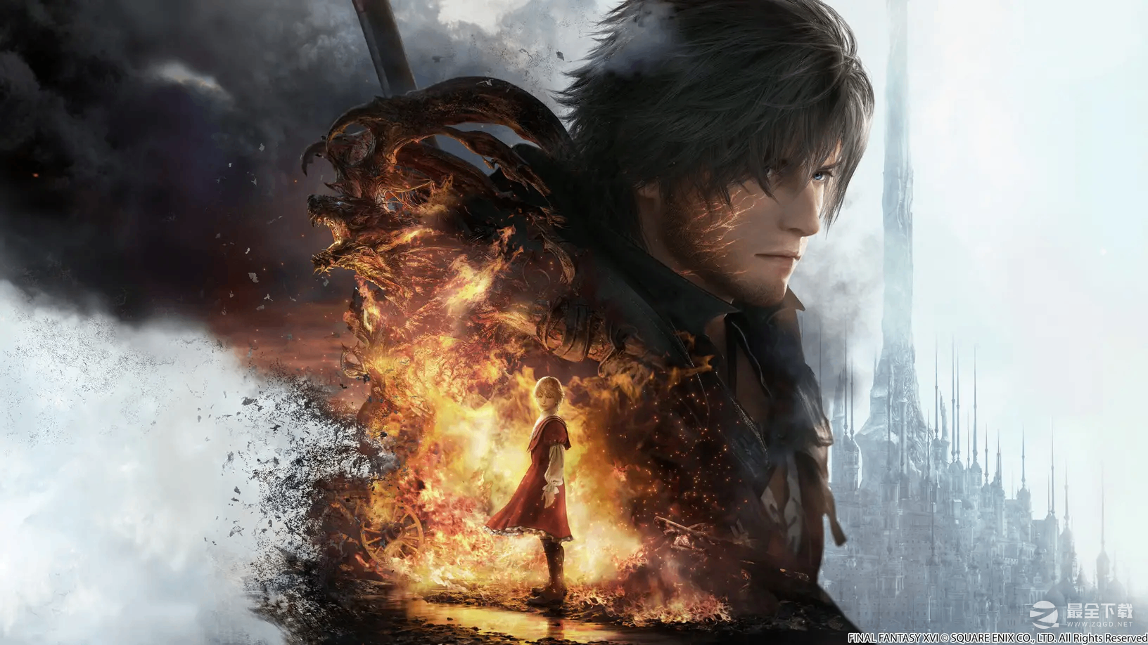 《最终幻想16》6月20日开启预载 容量约90GB