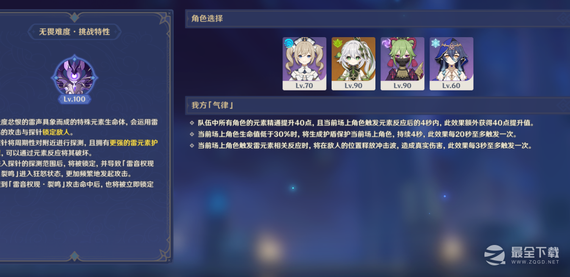 原神除垢凄响之悲雷6000分攻略分享