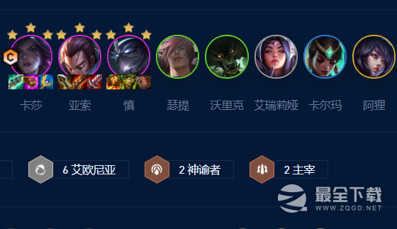 云顶之弈S9六艾欧卡莎阵容怎么搭配