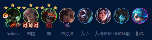《云顶之弈》S9祖安挑战狼阵容一览