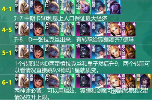《云顶之弈》S9德玛西亚神谕法师阵容推荐攻略