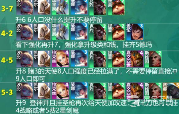 云顶之弈S9登顶天使阵容推荐指南