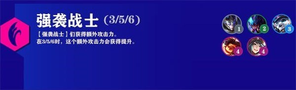云顶之弈12.3强袭战士阵容搭配攻略
