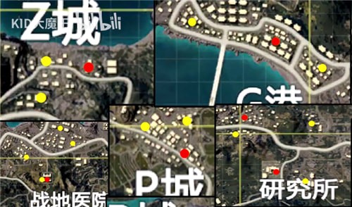 2022和平精英军火库位置分布图