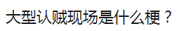 大型认贼现场梗详情