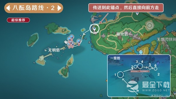 原神3.7版海灵芝高效采集路线介绍