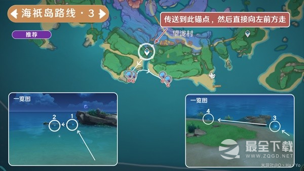 原神3.7版海灵芝高效采集路线介绍