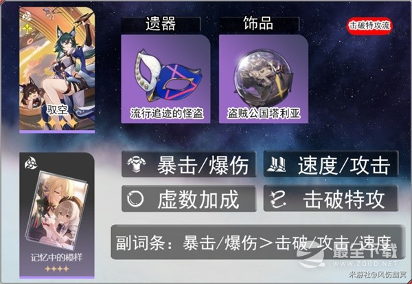 《崩坏星穹铁道》驭空全面培养指南