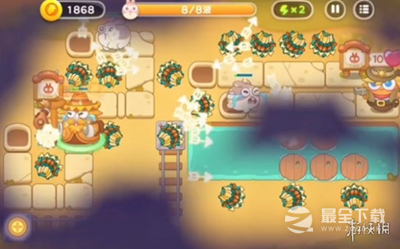 保卫萝卜4波仔很忙第14关怎么过