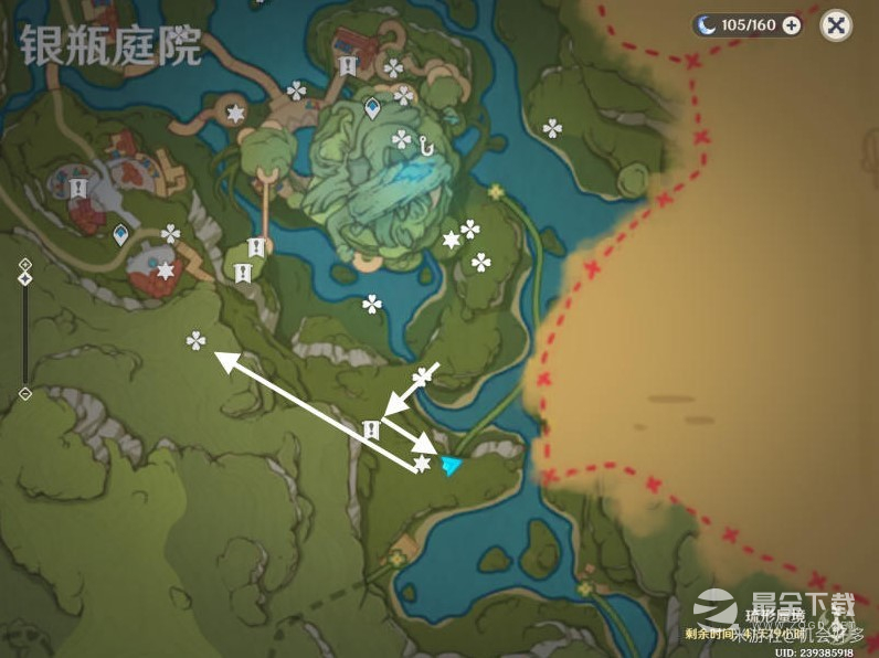原神银瓶花园区域宝箱收集指南