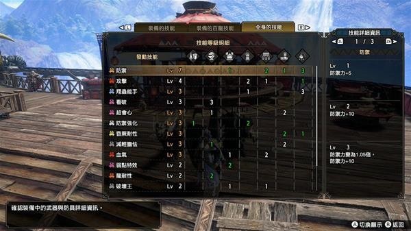 《怪物猎人崛起》曙光长枪高防御配装推荐