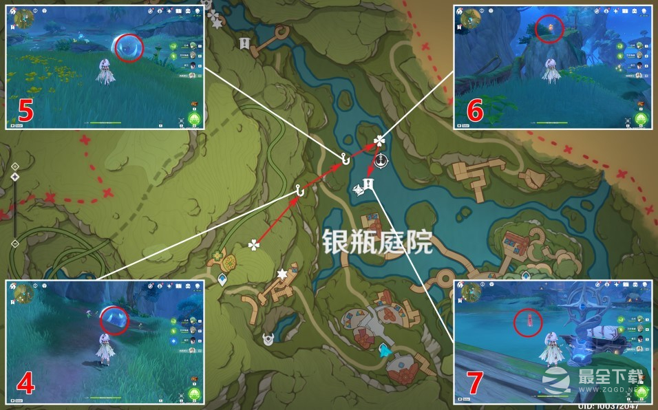 原神银瓶庭院西侧欢兴礼券位置一览