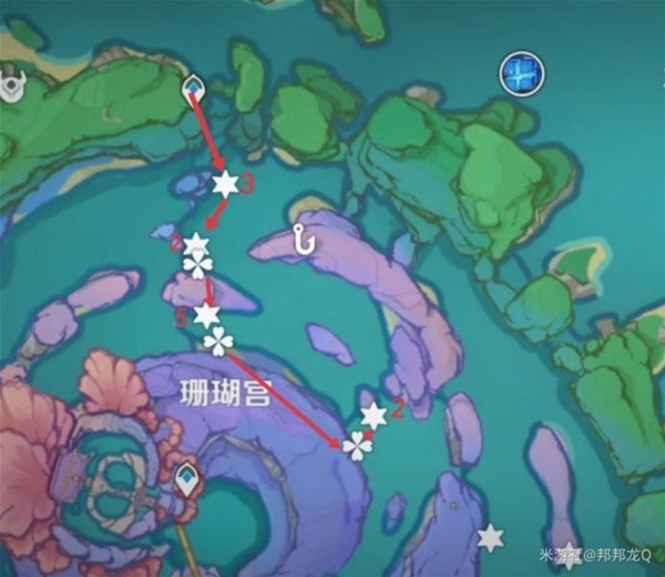 《原神》珊瑚真珠采集路线一览 珊瑚真珠哪里买