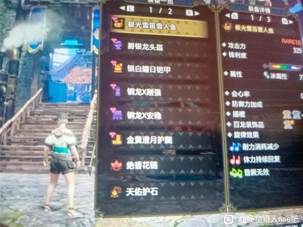 《怪物猎人崛起》曙光2.0高防御冰属性笛子配装推荐