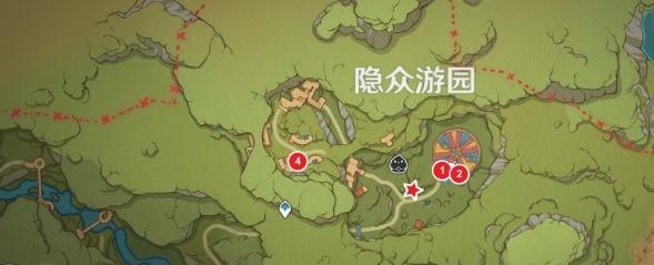 原神隐众游园聚流映灯位置介绍