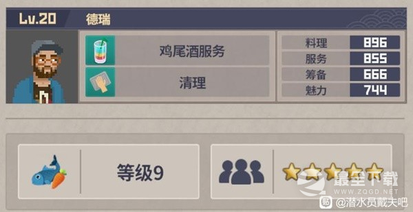 潜水员戴夫分店员工配置推荐