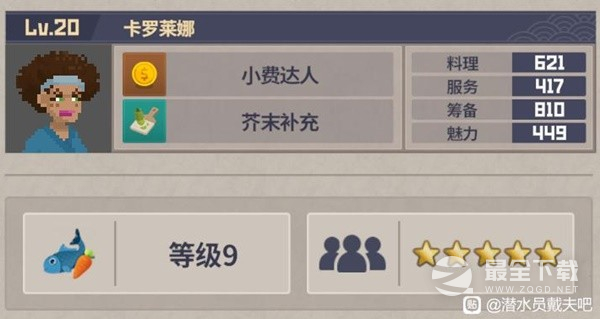 潜水员戴夫分店员工配置推荐