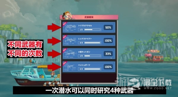 潜水员戴夫什么武器好用
