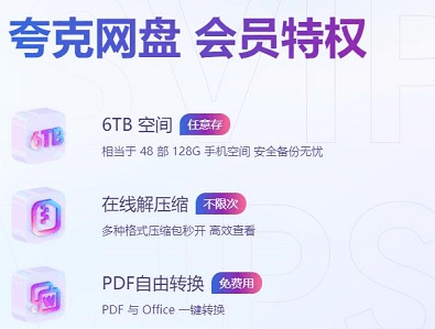 夸克网盘会员免费领取福利码最新
