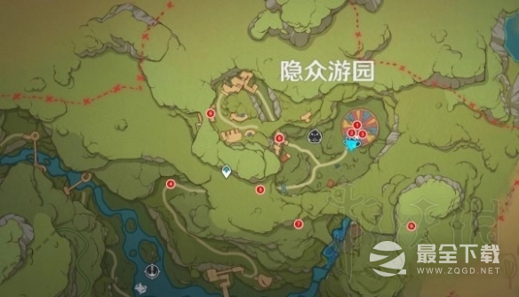 原神3.8琉形蜃境绮光彩灯位置介绍