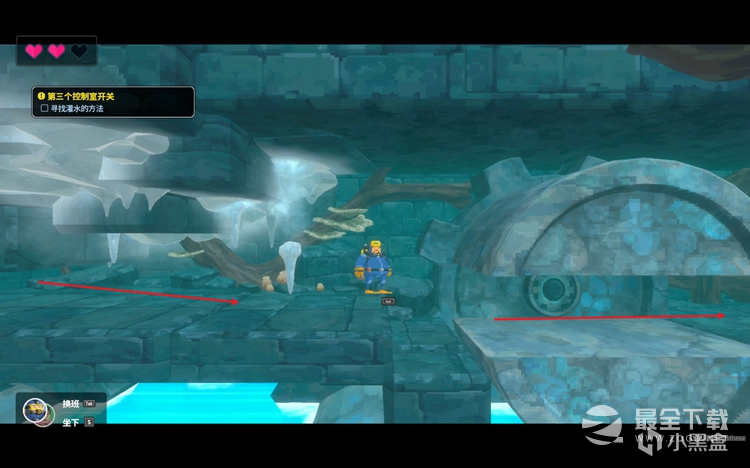 《潜水员戴夫》第三个控制室开关位置