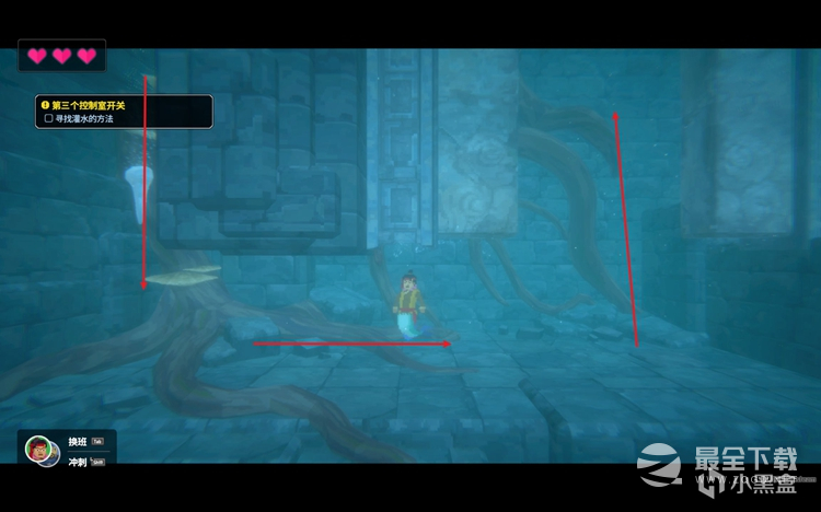 《潜水员戴夫》第三个控制室开关位置