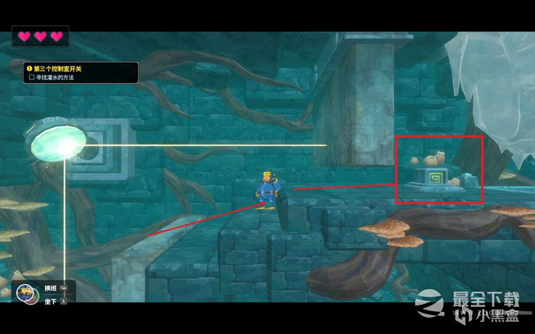 《潜水员戴夫》第三个控制室开关位置