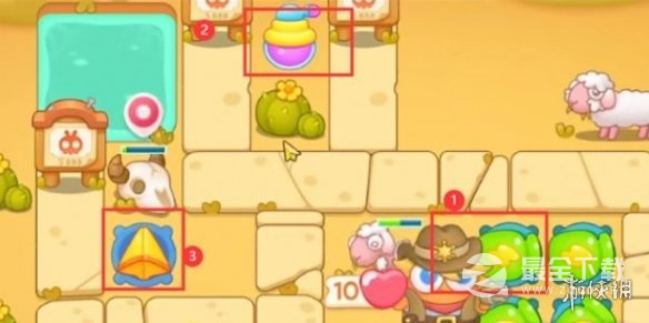 保卫萝卜4波仔很忙第33关打法介绍