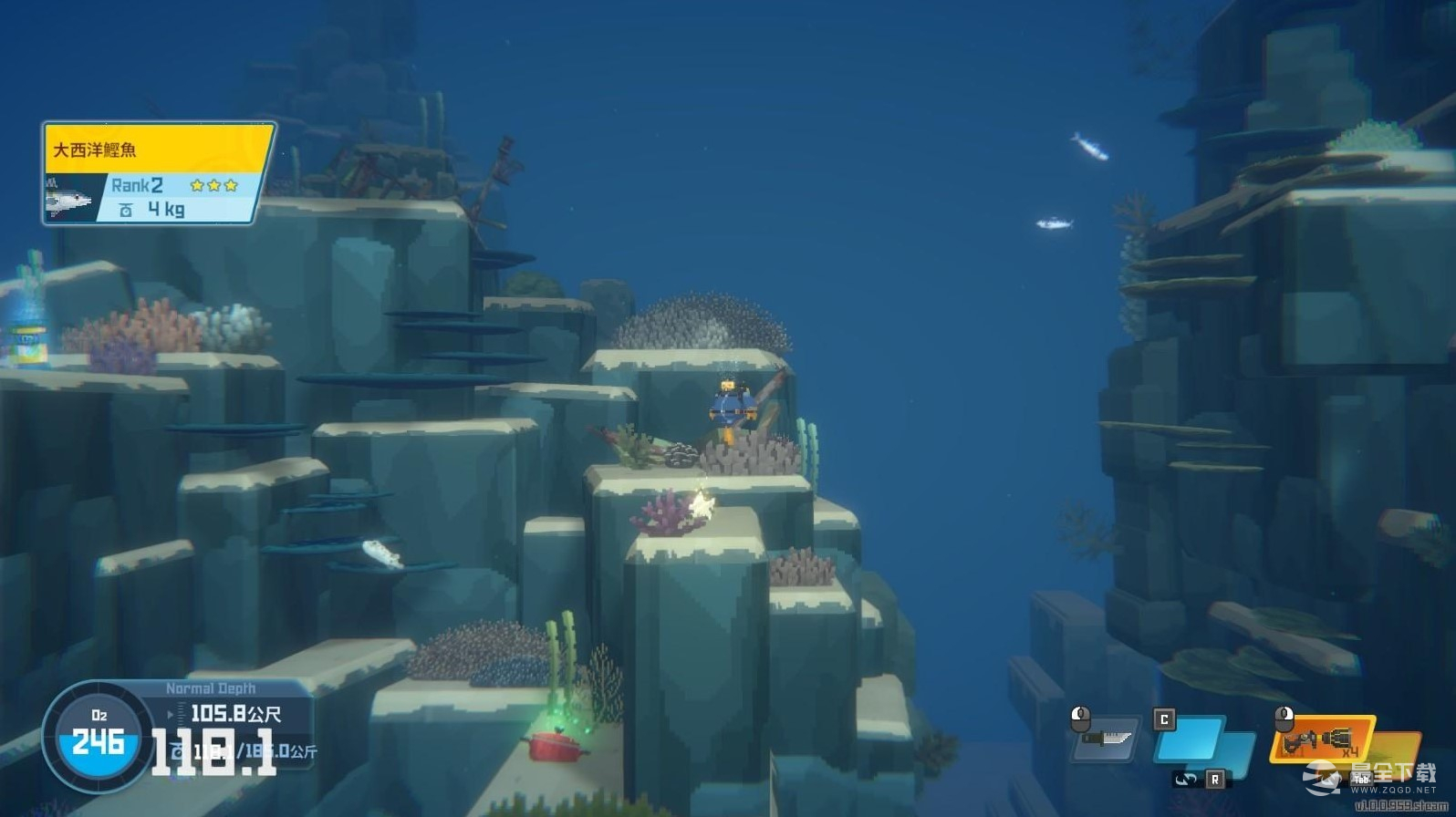 《潜水员戴夫》大西洋鲣鱼获得方法