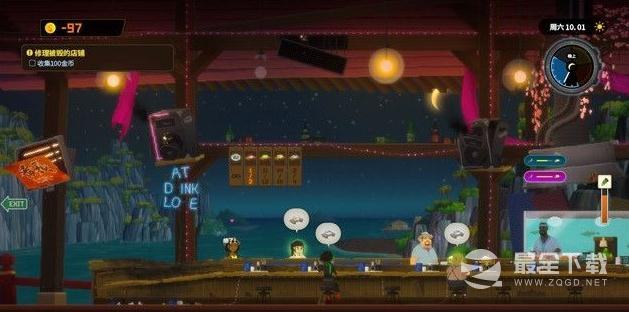 潜水员戴夫修理被毁的店铺主线任务完成方法