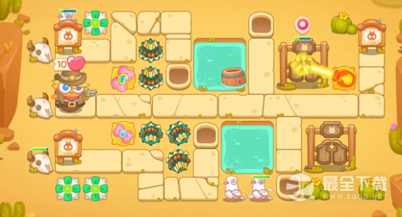 保卫萝卜4波仔很忙第41关方法