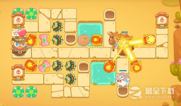 保卫萝卜4波仔很忙第41关方法