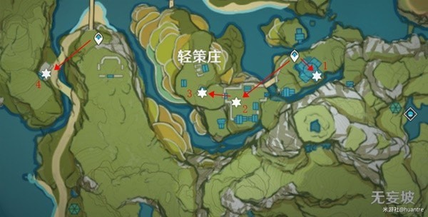 《原神》璃月圣遗物调查点探索路线推荐