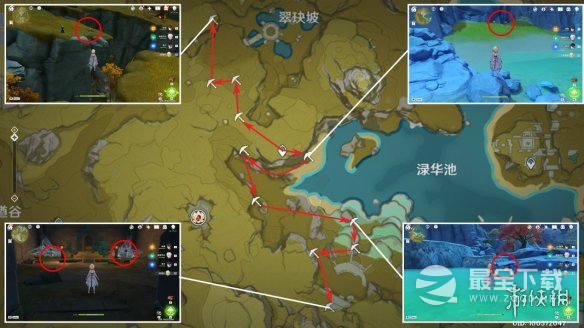 《原神》石珀分布图介绍