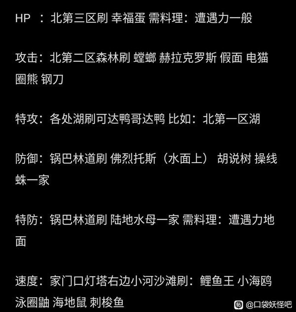 《宝可梦朱紫》高效刷努力值位置一览