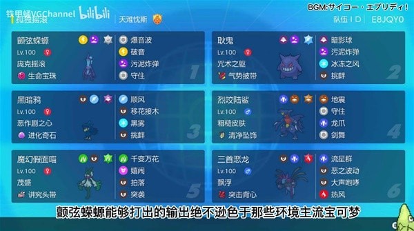《宝可梦朱紫》双打前百颤弦蝾螈顺风队分享