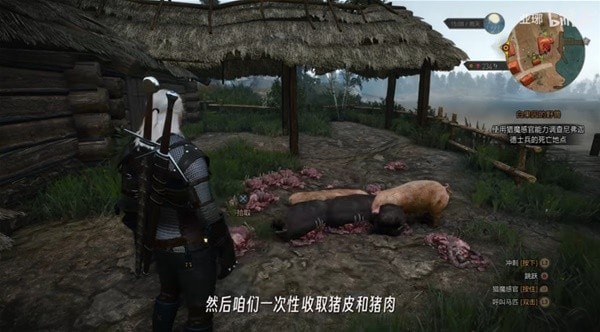 《巫师3》次世代版新手村刷钱方法