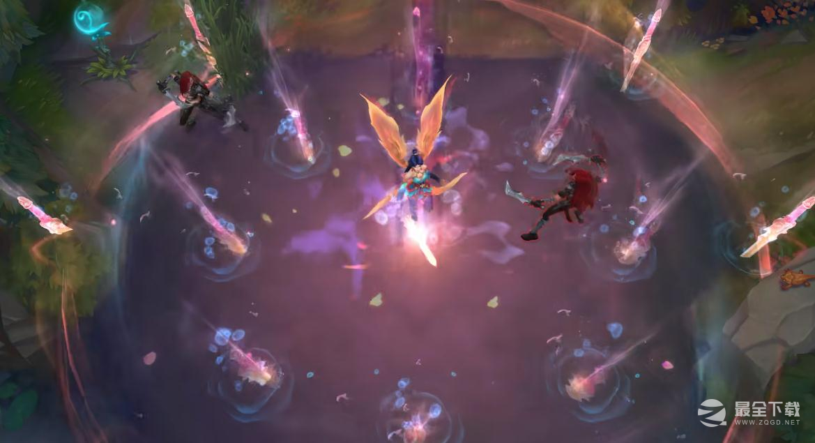 英雄联盟玉剑传说天使皮肤特效说明