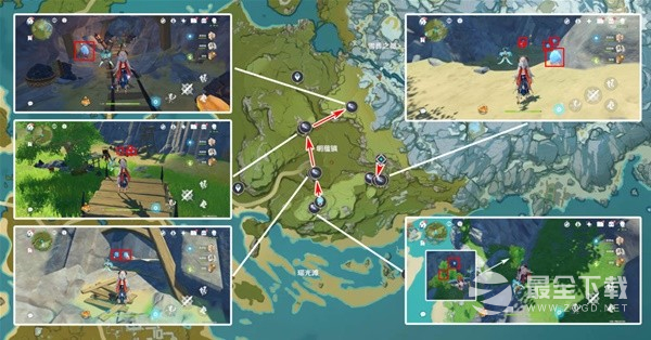 原神3.8版本夜泊石收集路线介绍