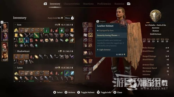 博德之门3隐藏头盔及装备方法介绍