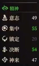 《江湖十一》精神类属性作用介绍 精神类属性有什么用
