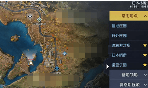 黎明觉醒生机藏宝图凯勒庄园-位置介绍