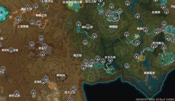 《原神》千壑沙地地下空间介绍