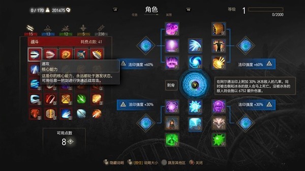 《巫师3》次世代版刺骨遗弃狼配装构筑攻略 刺骨遗弃狼技能加点