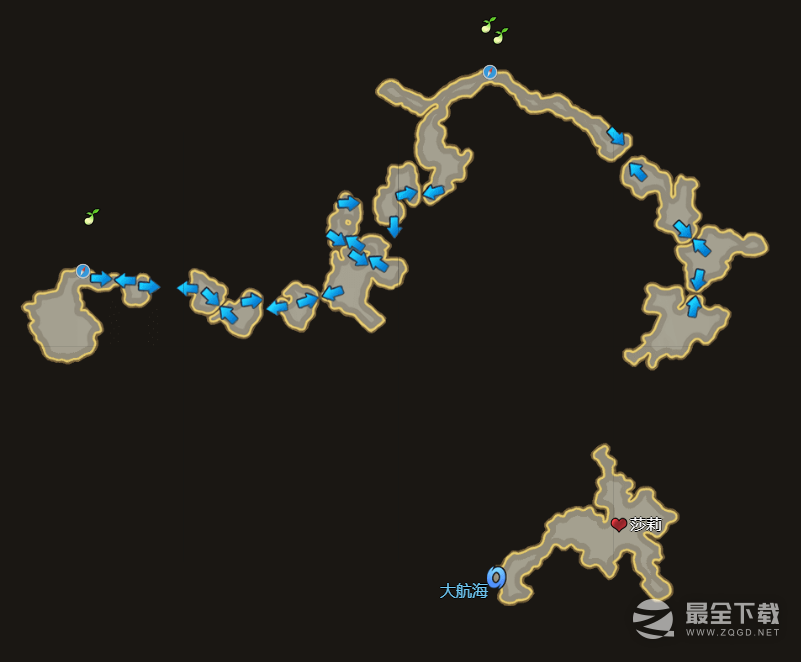 命运方舟破碎冰河岛摩可可位置在哪里