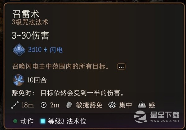 博德之门3实用三环法术推荐与效果一览