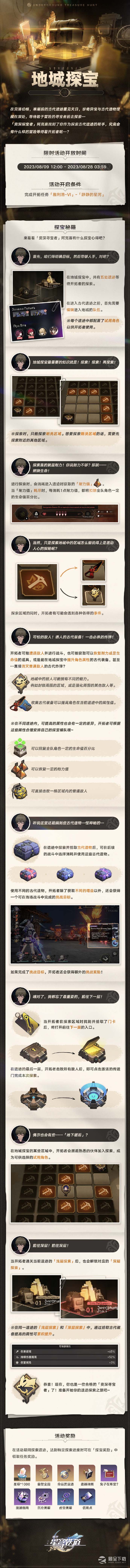 崩坏星穹铁道地城探宝限时活动8月9日12点开启详情